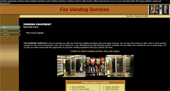 Desktop Screenshot of foxvending.net